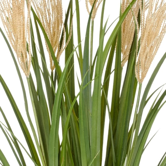 Kopu ® kunstplant siergras 125 cm met pluimen crème pot - Image 6