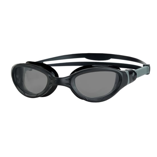 Zoggs Unisex Adult Phantom 2.0 Swimming Goggles (Black/Grey/Smoke) - Image 1