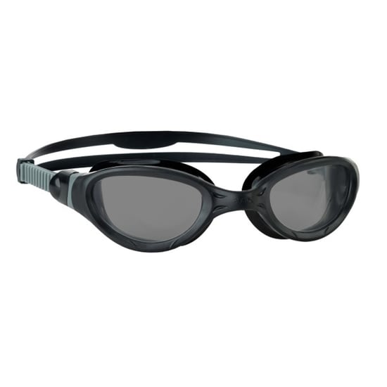 Zoggs Unisex Adult Phantom 2.0 Swimming Goggles (Black/Grey/Smoke) - Image 2