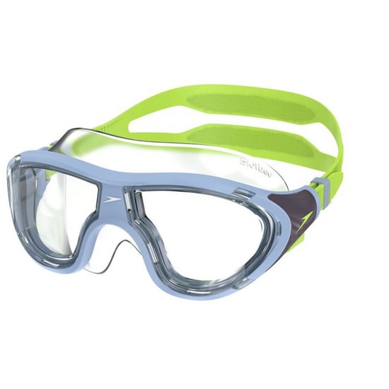 Speedo Childrens/Kids Biofuse 2.0 Diving Mask (Blue/Lime) - Image 3