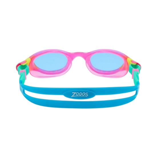 Zoggs Childrens/Kids Phantom Contrast Detail Swimming Goggles (Pink/Turquoise/Blue) - Image 2