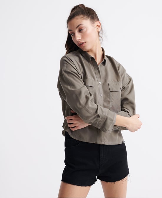 Superdry Desert Oversized Shirt - Image 1