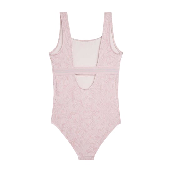 Tommy Hilfiger Eendelig meisjeszwempak met bladerenprint (Palm Roze) - Image 2