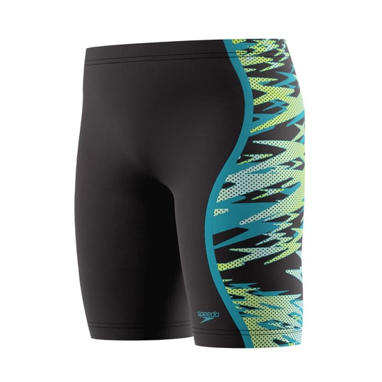 Speedo Hyperboom Splice korte jammerzwembroek voor jongens (antraciet/teal) - Image 5