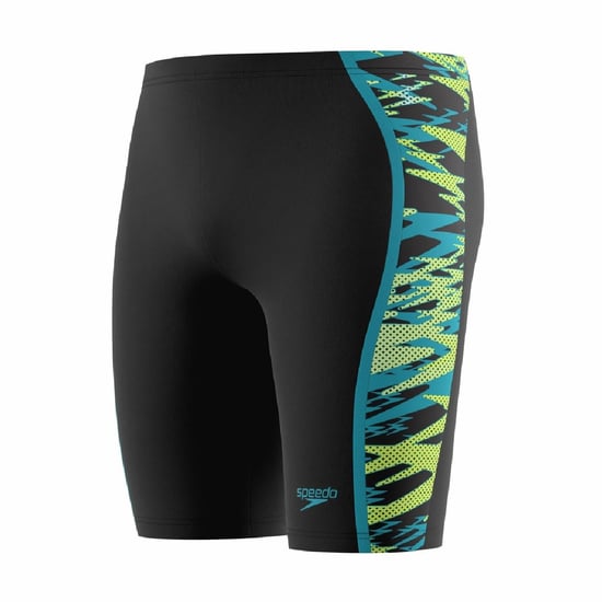 Speedo Mens Hyperboom Splice Jammer Shorts (Anthracite/Teal) - Image 1