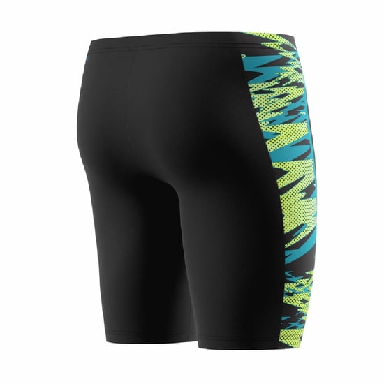 Speedo Mens Hyperboom Splice Jammer Shorts (Anthracite/Teal) - Image 3