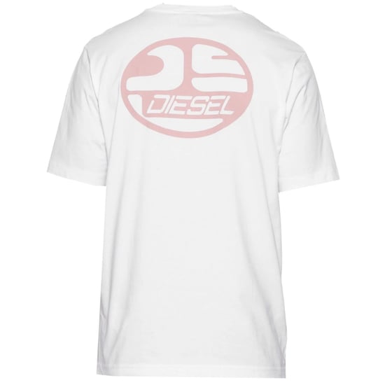Diesel Oval DS Logo Bright White T-Shirt - Image 2
