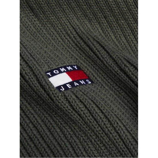 Tommy Jeans Unisex Adult Ribbed Scarf (Pewter) - Image 3