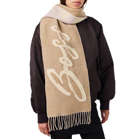 Boss Gingham Reversible Scarf (Rust) - Image 1