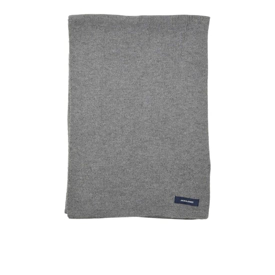 Jack And Jones Jacdna Logo Knitted Scarf (Grey Melange) - Image 3