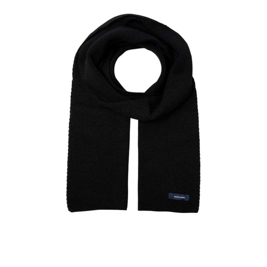 Jack And Jones Jacdna Logo Knitted Scarf (Black) - Image 2