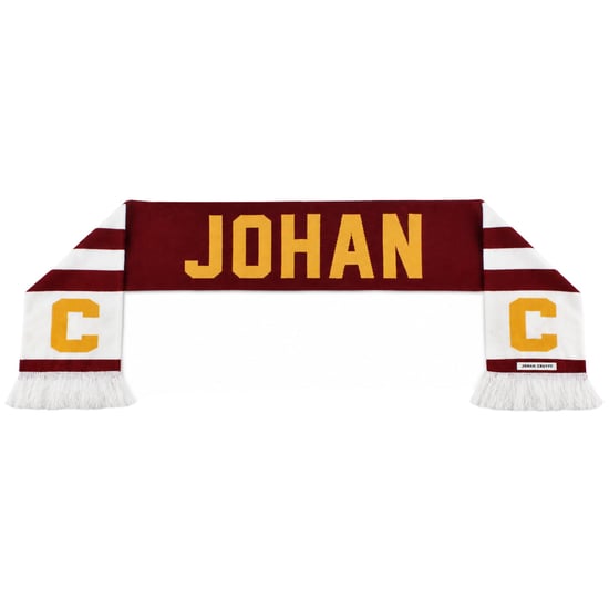 Cruyff Kauf Johan 14 Burgundy Scarf - Image 1