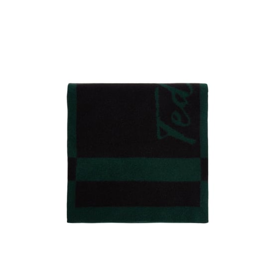 Ted Baker Lettering Knitted Reversible Scarf (Dark Green) - Image 2