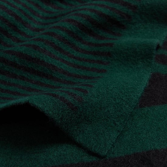 Ted Baker Lettering Knitted Reversible Scarf (Dark Green) - Image 3