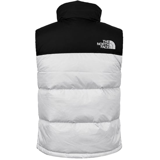 The North Face 96 Retro Nuptse Mens White/Black Gilet - Image 2