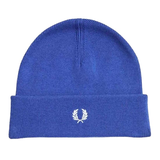 Fred Perry Klassieke wollen muts voor heren met laurierkrans (Franse marine) - Image 1