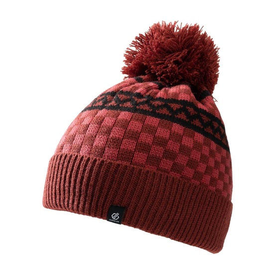 Dare 2B Mens Pom Pom Bobble Hat (Rustic Red) - Image 2