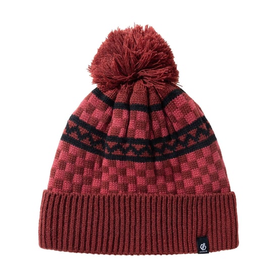 Dare 2B Mens Pom Pom Bobble Hat (Rustic Red) - Image 4