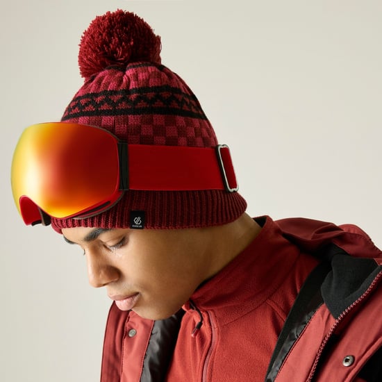 Dare 2B Mens Pom Pom Bobble Hat (Rustic Red) - Image 5