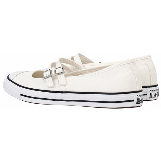Converse Chuck Taylor All Stary Dainty Mary Jane Womens White Plimsolls - Image 3