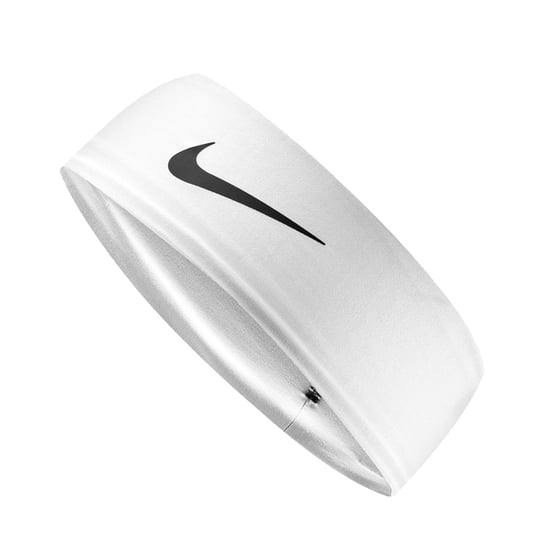 Nike Unisex Adult Fury Classic Headband (White/Black) - Image 2