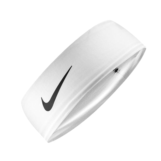 Nike Unisex Adult Fury Classic Headband (White/Black) - Image 3