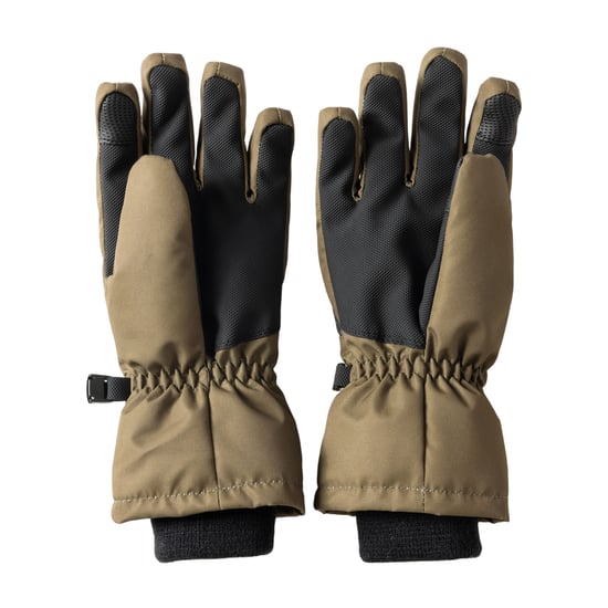 Regatta Childrens/Kids Arlie Textured Waterproof Distressed Ski Gloves (Bark Green) - Image 2