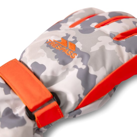 Trespass Laggan Camo-winterhandschoenen voor kinderen (Grijs) - Image 6