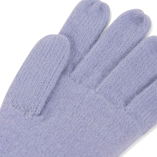 Trespass Danica Knitted Unicorn Winter Gloves (Light Blue) - Image 4