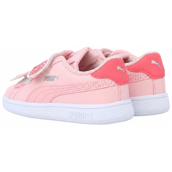 Puma Smash v2 Bfly V Kids Pink Trainers - Image 3