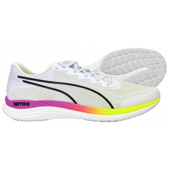 Puma Propio Nitro Mens White Running Shoes - Image 4