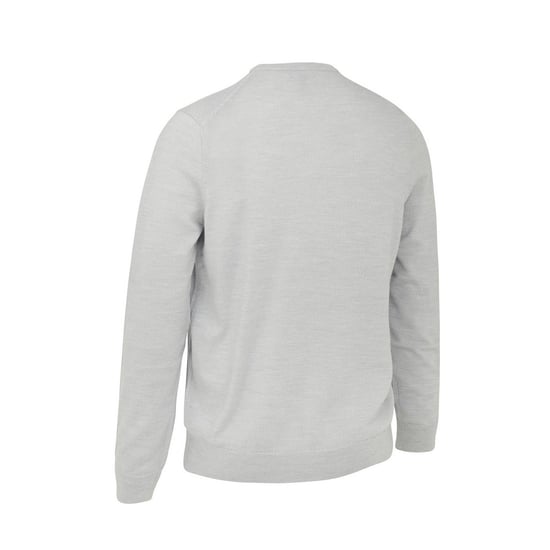 Callaway Mens Ribbed V Neck Merino Sweater (Pearl Blue) - Image 2