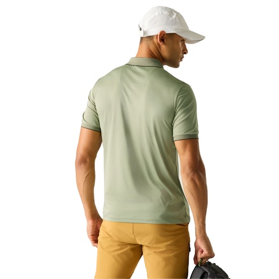 Regatta Mens Remex II Jersey Polo Shirt (Light Sage Solid) - Image 3