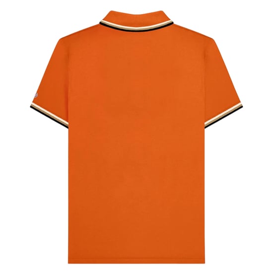 Lambretta Mens Triple Tipped Polo Shirt (Desert Sun/Silver/Cashew/Black) - Image 2