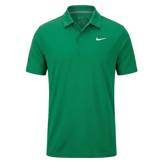 Nike Mens Good Dri-FIT Polo Shirt (Malachite Green/White) - Image 2