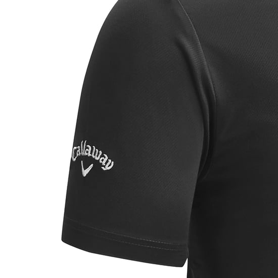 Callaway Mens Swing Tech Solid Colour Polo Shirt (Asphalt Grey) - Image 3