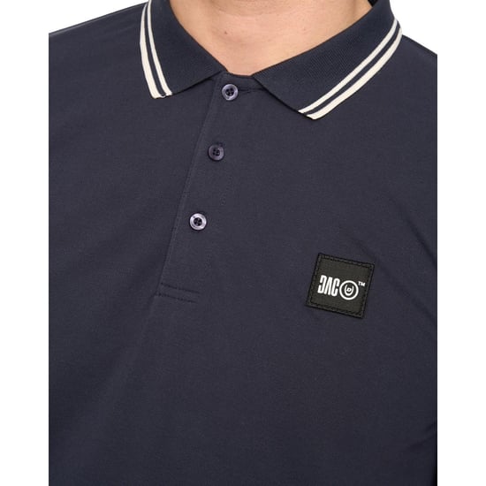 Duck and Cover Mens Wrentham Polo Shirt (Light Blue Washed) - Image 4
