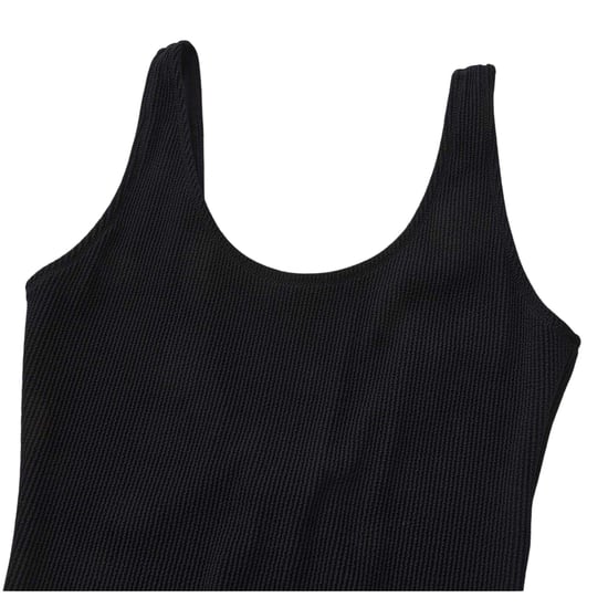 SoulCal Womens/Ladies Ribbed Scoop Neck Slim Bodysuit (Black) - Image 4
