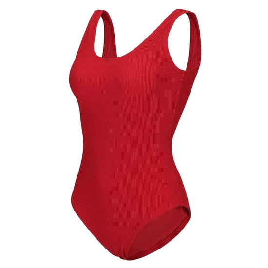 SoulCal Womens/Ladies Ribbed Scoop Neck Slim Bodysuit (Red) - Image 4