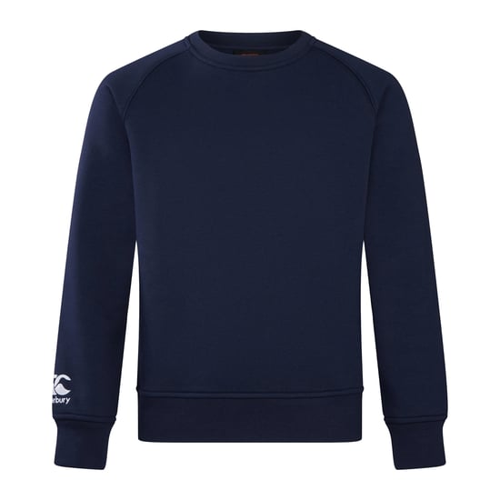 Canterbury Childrens/Kids Club Crew Neck Sweatshirt (Navy) - Image 1