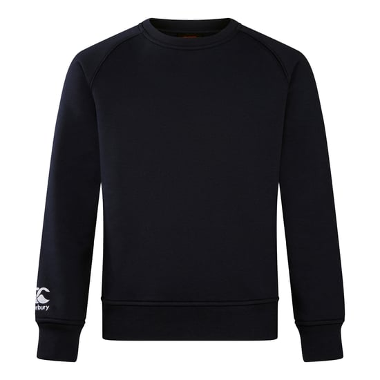 Canterbury Childrens/Kids Club Crew Neck Sweatshirt (Black) - Image 1