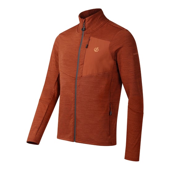 Dare 2B Mens Venture Stretch Midlayer (Rustic Red) - Image 3