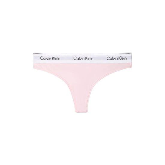 Calvin Klein Dames/Dames Logo Katoenmix String (Wieg Roze) - Image 1
