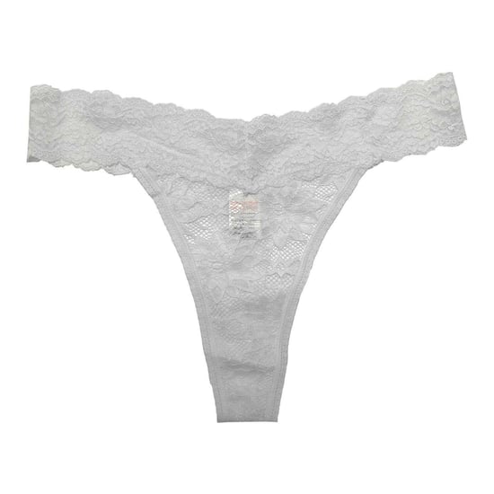 Be You Dames-string met bloemenmotief en kant (set van 3) (Wit) - Image 2