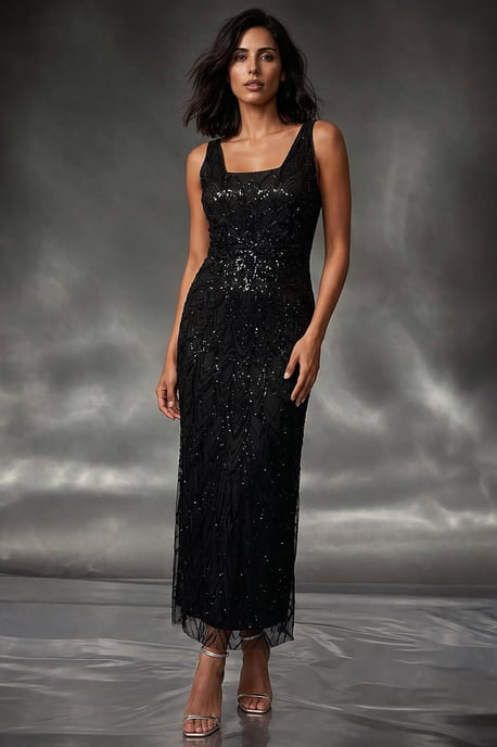 Embellished Maxi Dress - Image 1