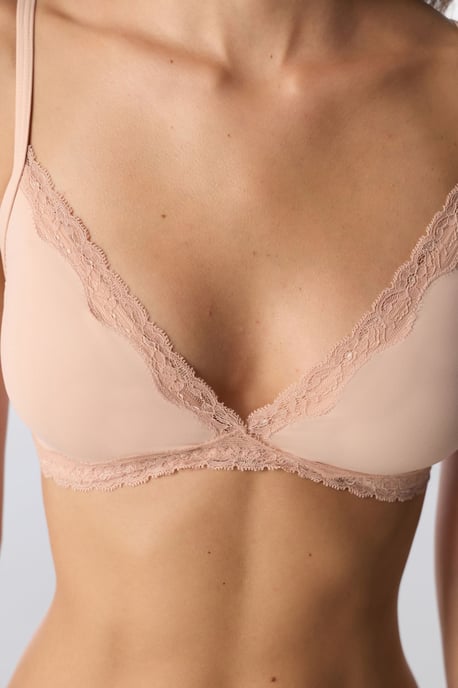 Dusty Rose Triangle Padded Bra - Image 5