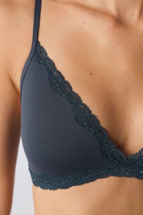 Dusty Rose Triangle Padded Bra - Image 3