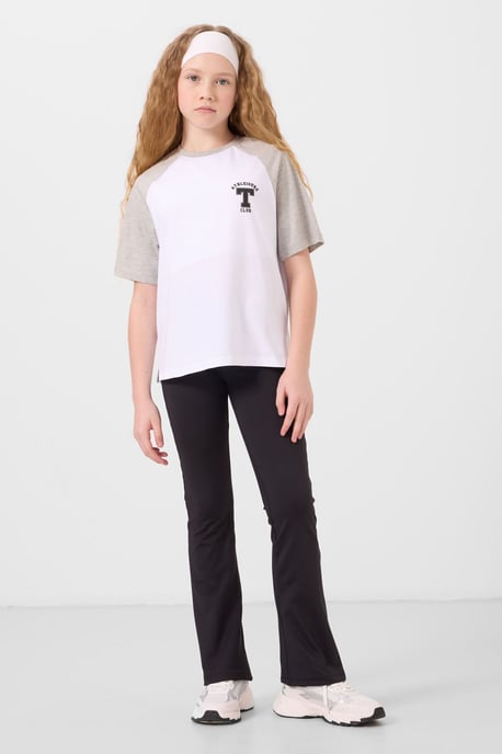 T-shirt met ronde hals, tekstprint en relaxte pasvorm - Image 2