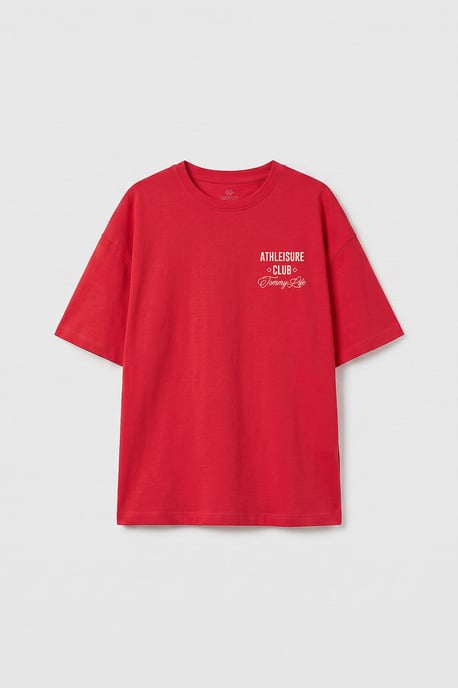 T-shirt met korte mouwen en ronde hals - Image 1