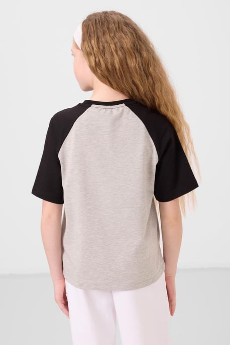 T-shirt met ronde hals, tekstprint en relaxed fit - Image 5